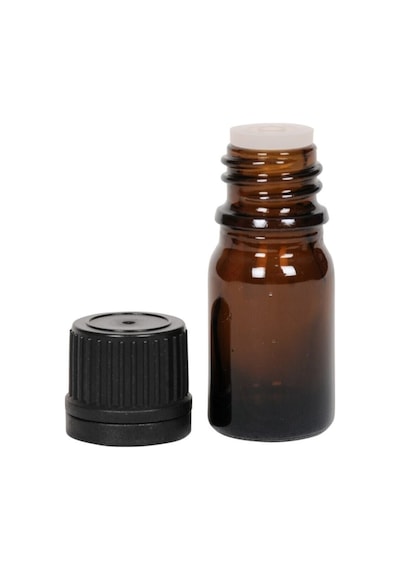 Spain 10 Adet 5 Ml Medikal Kahverengi Kehribar Amber Cam Şişe Içten Damlalıklı 5 Cc