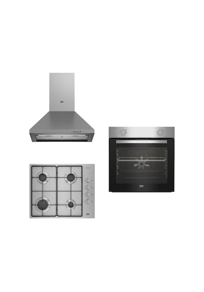 Beko Yeni Eco BFM 310 I - BOMD D 6110 EI - ADP 61420 I Ankastre Set Inox