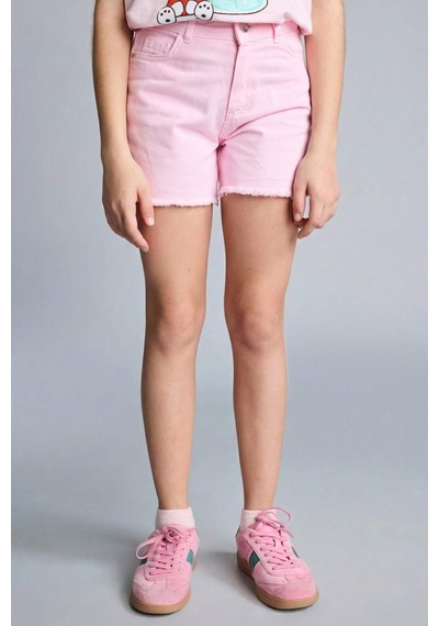 Defacto Gabardin Şort Kız Çocuk H1514a826hspn343 Pembe-pn343