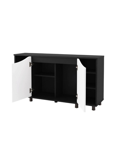 Kanki Pet Flex 150x50x69 Cm Akvaryum Sehpası Siyah Beyaz Flex 15050-syh01
