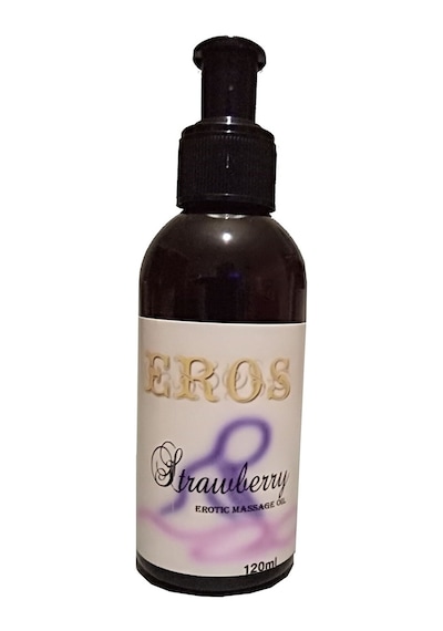 Eros Çilek Masaj Yağı 120ml / Eros Strawberry Massage Oil 120ml