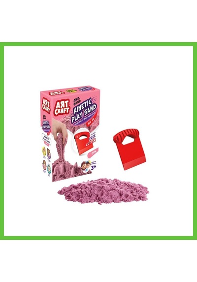Bezos 03688 Nessiworld Aksesuarlı Pembe Kinetik Oyun Kumu 500 Gr Dmc