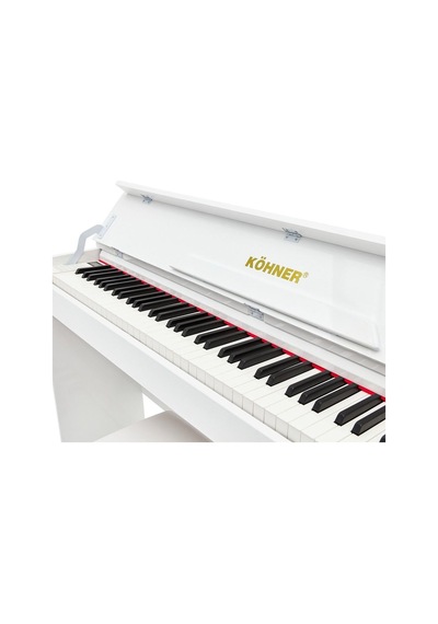 Köhner Slp-245 Wh Dijital Konsol Piyano, Bluetooth, Tuş Hassasiyeti, 88 Tuşlu, Kapaklı Kulaklık Ve Tabure