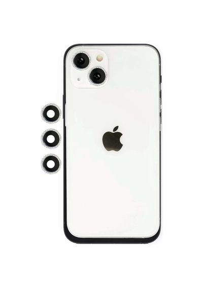 İphone 14 Shine Kamera Lens - Gümüş Diğer