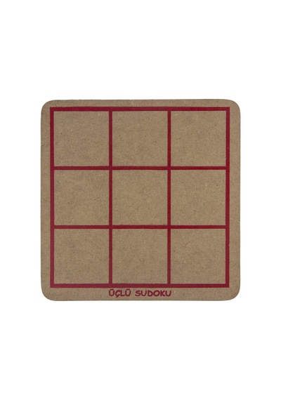 Ahşap Şekillerle Ve Renklerle Sudoku