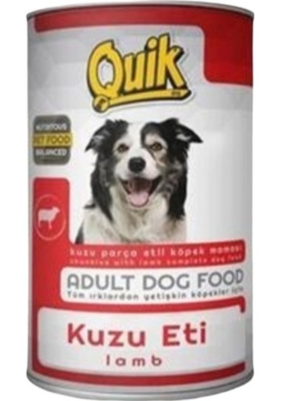 Kuzu Etli Yetişkin Köpek Konservesi 415 Gr
