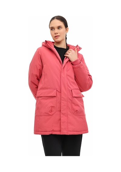 Lumberjack Wl 3nort 5pr Koyu Pembe Kadın Uzun Kaban 000000000102027592 Pembe