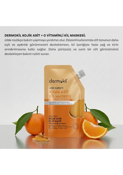 Dermokil Leke Karşıtı Kojik Asit Kil Maskesi 30 Ml