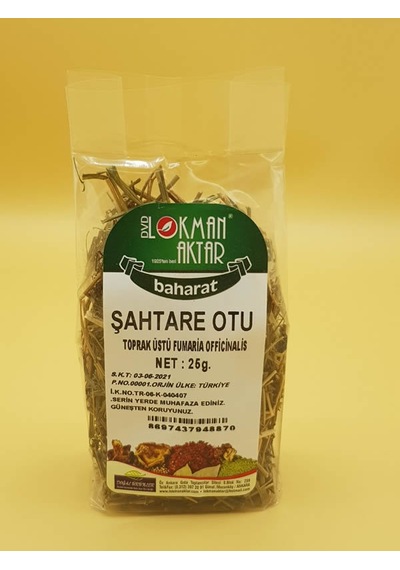 Lokman Aktar Şahtare Otu 25 G