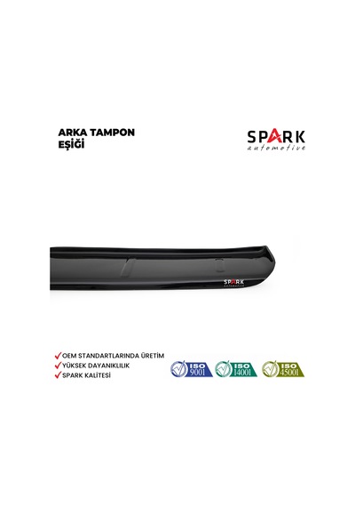 Volkswagen Transporter T4 1995-2003- Yıl Aralığı Uyumlu Arka Tampon Eşiği Parlak Siyah