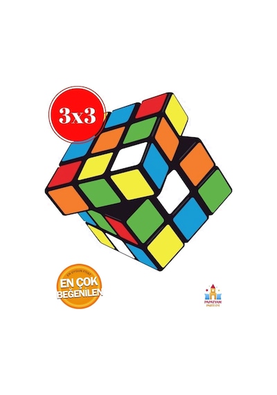 Akıl Küpü Rübik Küp Eğitici Zeka Oyunu 3x3 Sabır Küpü