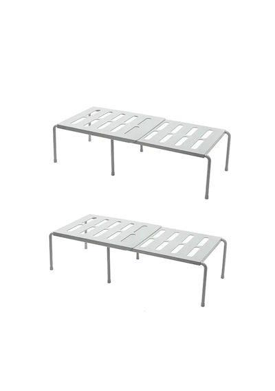 Microcase Çok Amaçlı Ayarlanabilir Ayakkabı Rafı Eşya Standı 15x24x36-69 Cm 2 Adet Al5458 Gri Microcase Çok Amaçlı Ayarlanabilir Ayakkabı Rafı Eşya Standı 15x24x36-69 Cm 2 Adet Al5458 Gri