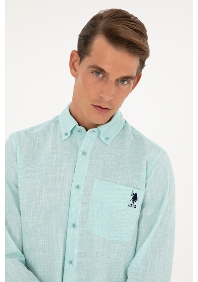 U.s. Polo Assn. Erkek Mint Gömlek Desenli 50288661-vr090 Mint U.s. Polo Assn. Erkek Mint Gömlek Desenli 50288661-vr090 Mint