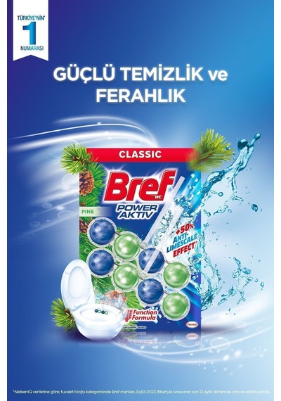 Power Aktiv Katı Tuvalet Bloğu 5 Adet Çam Ikili 5'li Set