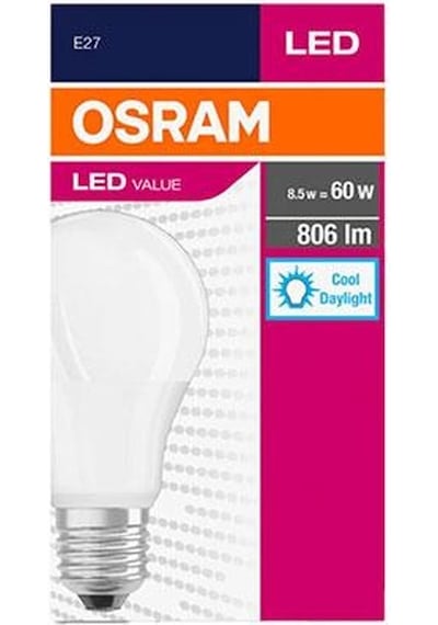 Osram Ledvance Value Cla 60 6500 Beyaz Işık E27 8,5w Led Ampul