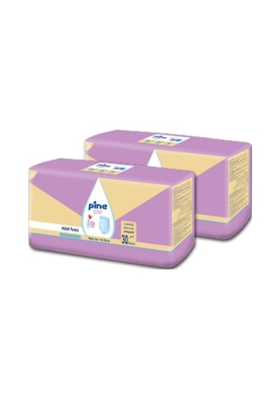 Pine Külotlu Hasta Bezi Bel Ölçüsü 100-135cm Large 60 L