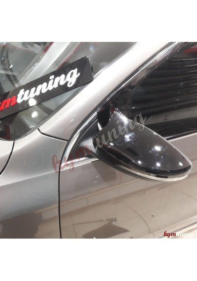 Volkswagen Passat B7 Yarasa Ayna Kapağı. Parlak Siyah