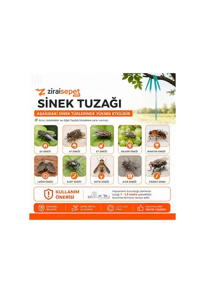 Ziraisepet Profesyonel Karasinek Tuzağı & Sinek Kapanı