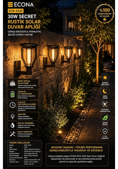 30w Rustik Solar Bahçe Lambası,güneş Enerjili Duvar Bahçe Lambası, Solar Aydınlatma, Bahçe Armatür, Dış Mekan Led Aydınlatma, Enerji Tasarruflu Lamba, Set Üstü Bahçe Lambası, 30w Rustik Solar Bahçe Lambası,güneş Enerjili Duvar Bahçe Lambası, Solar Aydınlatma, Bahçe Armatür, Dış Mekan Led Aydınlatma, Enerji Tasarruflu Lamba, Set Üstü Bahçe Lambası,