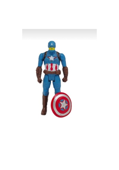 Avengers 6'lı Işıklı Kahramanlar Batman Hulk Venom Kaptan Amerika Örümcek Adam Demir Adam Figür Seti
