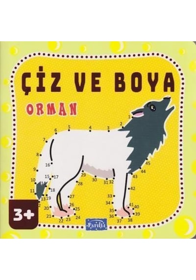 Çiz ve Boya - Orman- Parıltı Yayınları