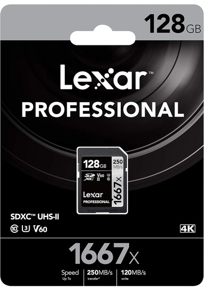 Lexar Professional 128 Gb 1667x Sdxc Hafıza Kartı 250mb/s-90mb/s
