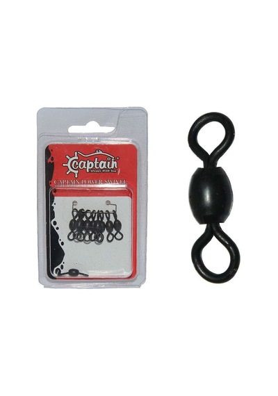 Captain 5008 Rulmanlı Crane Fırdöndü 6lı Paket Mat Black 63961128