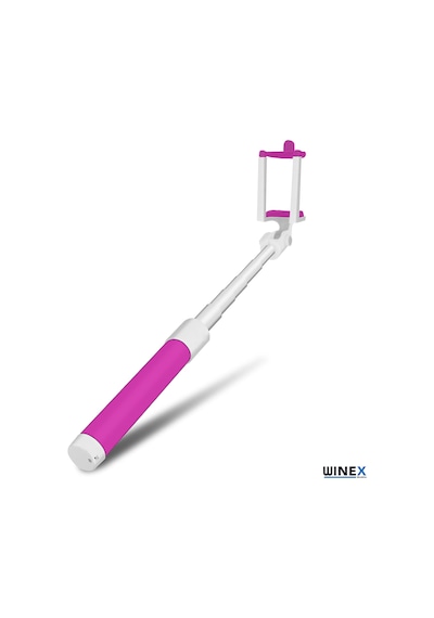 Winex SR342 Katlanabilir Type-C Selfie Stick Çubuğu Pembe