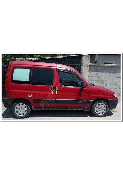 Citroen Berlingo Krom Kapı Kolu 1996-2008 4 Kapı Paslanmaz  Çelik