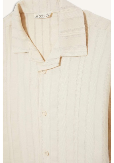 DeFacto Erkek Çocuk Oversize Geniş Kalıp Polo Yaka Kısa Kollu Gömlek E5831A825HSBG33