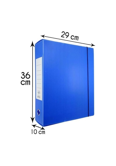 Arşiv ve Proje Kutusu 29X36X10Cm Mavi 1 Adet