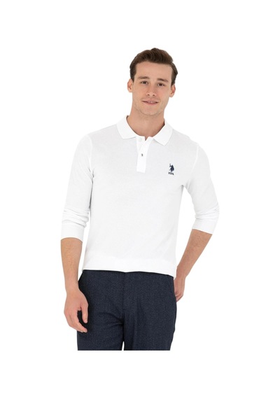 U.S. Polo Assn. Erkek Basic Sweatshirt 50269404 Beyaz