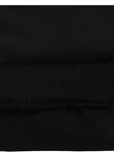 Civil Boys Erkek Çocuk Basic Sweatshirt Fırçalı 2 İp Uzun Kol Okul Kreş Ve Günlük Kullanım - Siyah