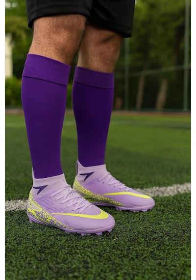 Çoraplı Krampon Futbol Ayakkabı Lila