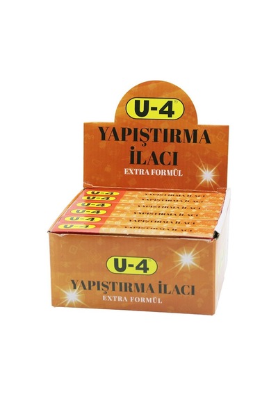 U-4 U4-142 Yapıştırma İlacı 40gr Extra Formül Mobilya Yapıştırıcı - 12'li Paket