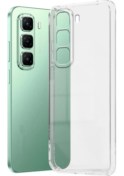 Adige Infinix Hot 50 Pro Plus 4g Uyumlu Kılıf Şeffaf Silikon