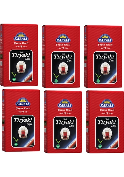 Tiryaki Siyah Dökme Çay 6 Kg