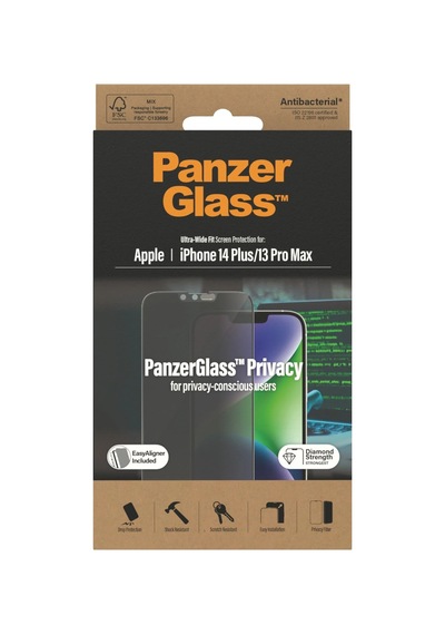 Panzerglass Apple iPhone Uyumlu 14 Plus/13 Pro Max Uwf Privacy Ab W. Applicator