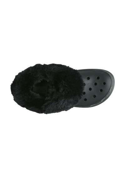 Crocs Furever Crush Kadın Ev Botu Siyah Siyah