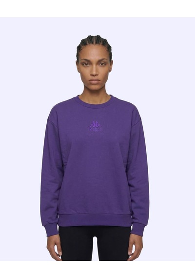 Kappa Milas Crewneck Kadın Dark Tone Comfort Sweatshirt