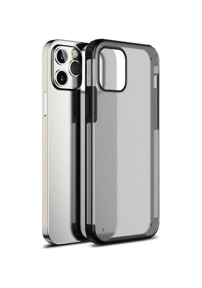 Apple Uyumlu iPhone 12 Pro Max Kılıf Zore Volks Kapak Siyah