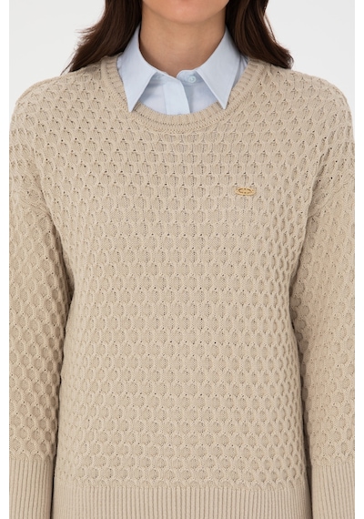 U.S. Polo Assn. U.s. Polo Assn. Kadın Açık Haki Kazak /triko 50314698-vr183 Acık Hakı
