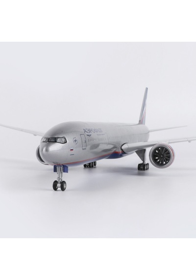 Aeroflot Boeing 777 Yolcu Uçağı Model Uçak 1/157 Ölçek 47cm