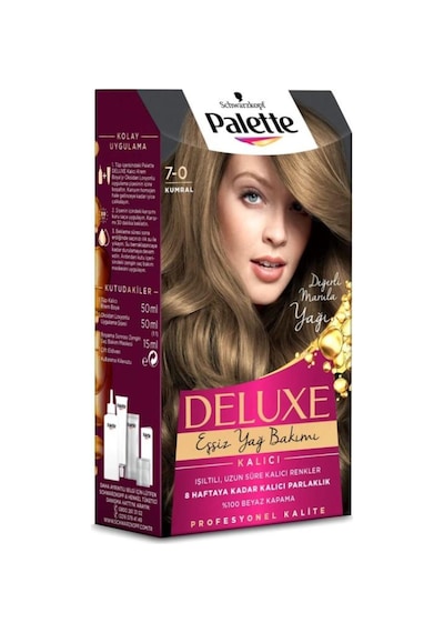 Schwarzkopf Palette Deluxe 7 - 0 Kumral Saç Boyası