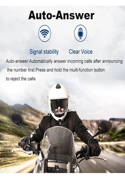 Deanb A030 Ip7 Su Geçirmez Rgb Wireless İnterkom Motor Motosiklet Stereo