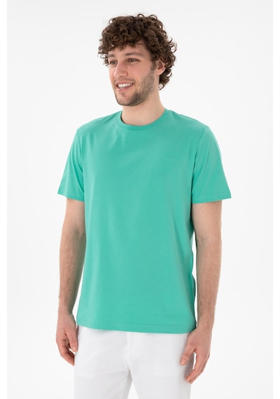 U.S. Polo Assn. Erkek Regular Fit Bisiklet Yaka Mint Basic Tişört 50305928-VR090