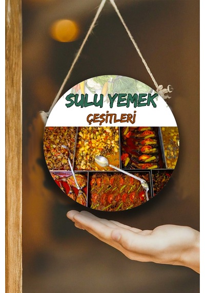 Lokanta Sulu Yemek Salonu İçin Duvar, Kapı, Çift Taraflı Askılı Pano Karşılama Tabelası, Yemek Tablo