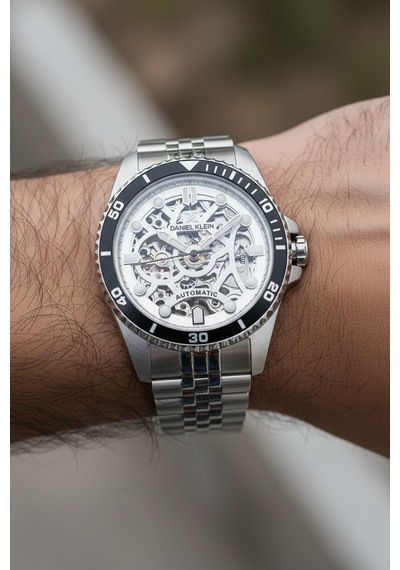 Daniel Klein Çelik Kordon Otomatik Erkek Kol Saati L.dk.1.13998 Gümüş