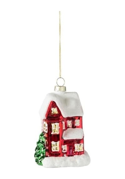 Home Ağaç Süsü 10 Cm Açık Ahşap