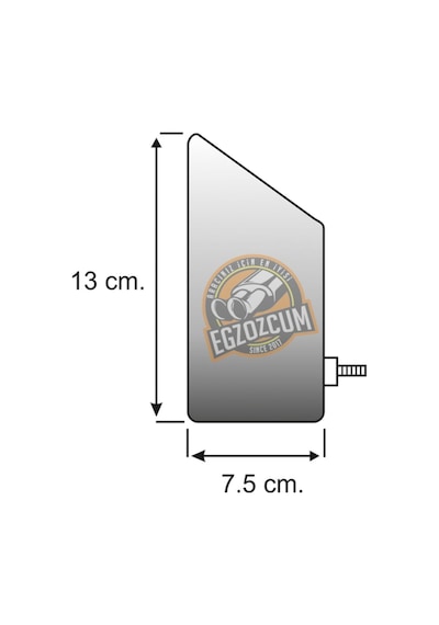 76 Mm. Tekli Somunlu Krom Egzoz Eksoz Ucu Volkswagen Passat Uyumlu 1 Adet